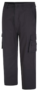 Bigdude Multi Pocket Cargo Trousers Charcoal